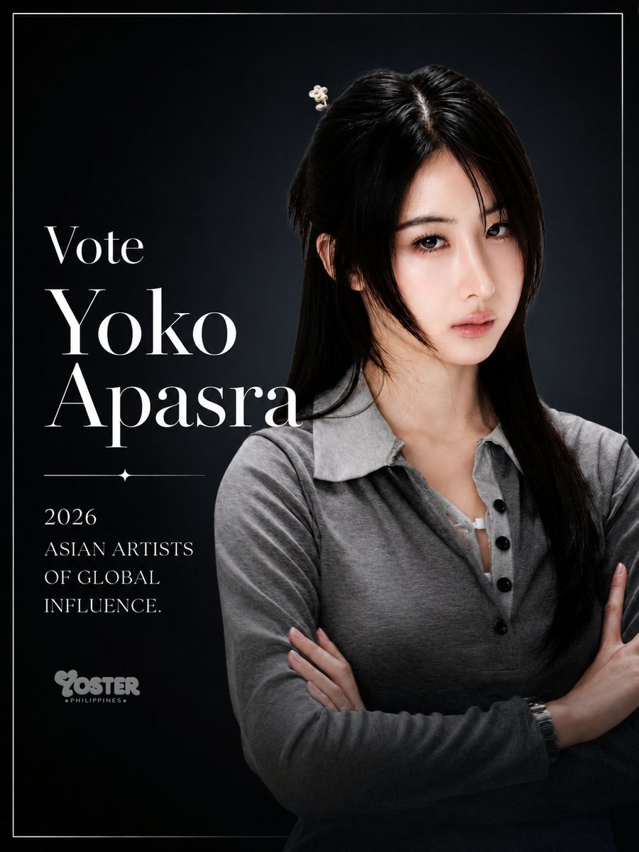 yosterPH's tweet photo. 🗳️ Vote Yoko Apasra
🏆 2026 ASIAN ARTISTS OF GLOBAL INFLUENCE

🔗https://t.co/ekVa6BV70u

#AYA
#ARTISTOFTHEYEARAWARD
#YokoApasra https://t.co/OWCmXKexIp