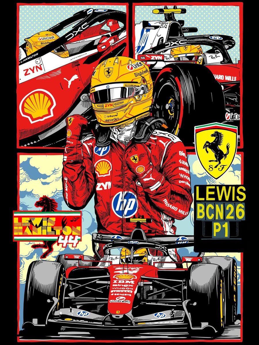 speednutzart's tweet photo. @LewisHamilton @F1 @ScuderiaFerrari @SkySportsF1 If you enjoy our hand-illustrations, a like and a follow would mean everything. Thank you for the support! 🏎️❤️ https://t.co/eVHNAkk4bK