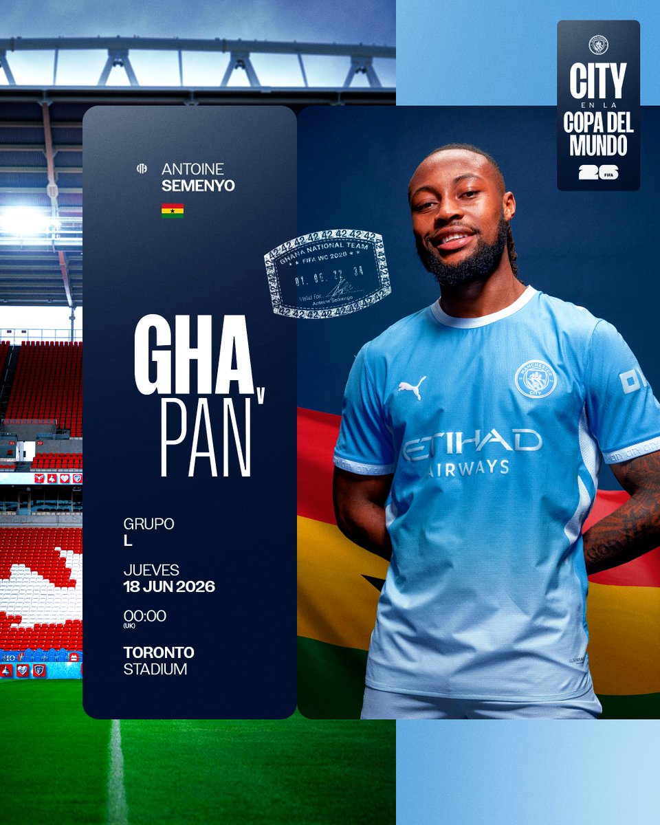 ManCityES's tweet photo. Ghana se mide ante Panamá 💪 https://t.co/0LJ8fj1vLi