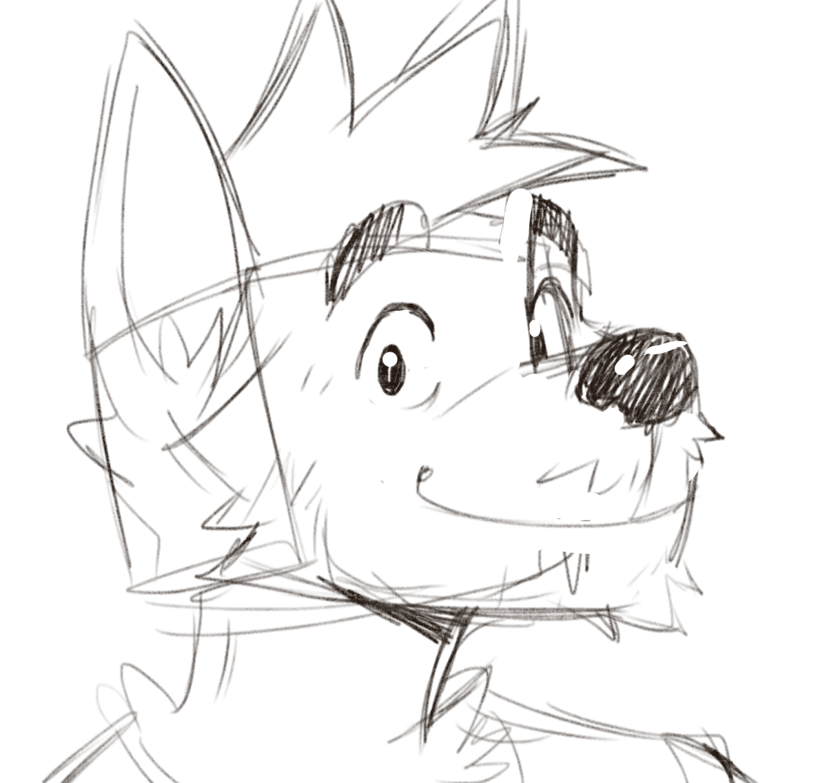 greyy_arts's tweet photo. rough sketch, scruffy me https://t.co/RyHJanYT72
