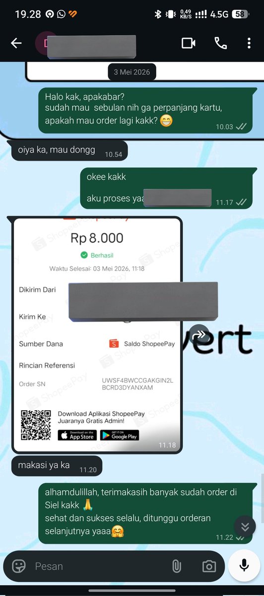 Siel~Jual Pulsa|Top Up E wallet|Masa Aktif Kartu tweet media