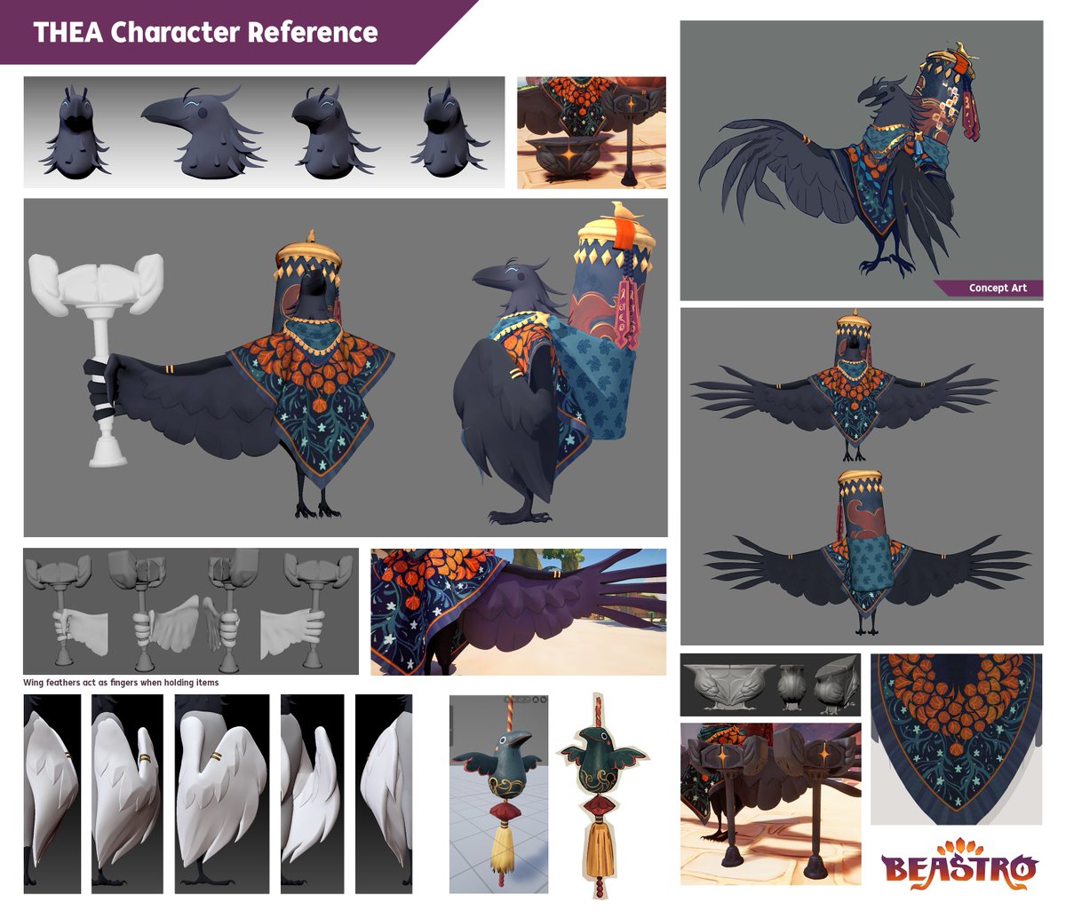 TimberlineGames's tweet photo. Take a closer look at Thea, the wonderful blacksmith of Palo Pori. When your hammer is bigger than most anvils, a generous wingspan comes in handy.

Character Design: Nidhi Naroth
Character Model: John Juarez https://t.co/x350y6c900