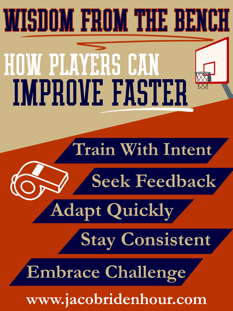 JacobRidenhour's tweet photo. For today’s #WisdomFromTheBenchWednesday, let’s talk about one of the biggest keys to improving faster as a basketball player: being intentional about your development. Growth doesn’t happen by accident—it comes from training with purpose, seeking honest feedback, adapting when challenges arise, staying consistent in your daily habits, and embracing the difficult moments that help you improve. The players who make the biggest leaps aren’t always the most talented; they’re often the ones most committed to learning and getting better every day.

As a former ACC and SEC Championship-winning NCAA basketball coach, I’ve seen firsthand that the athletes who improve the fastest are the ones who stay coachable, put in purposeful work, and remain committed to the process even when results don’t come immediately. Success is built one practice, one adjustment, and one lesson at a time.

Follow me for more breakdowns on X’s & O’s, basketball IQ, and real coaching insights you won’t get in box scores, and visit my website at https://t.co/xQt2NL5ukU.

#WisdomFromTheBenchWednesday #Basketball #BasketballCoaching #PlayerDevelopment #BasketballTraining #BasketballIQ #CoachingTips #Leadership #StudentAthlete #Hoops #BasketballLife #CoachLife #WinningMindset #SportsLeadership #JacobRidenhour