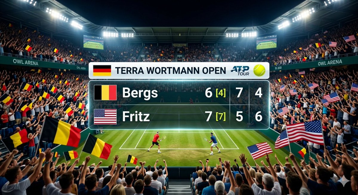 JuanPTeixeiraCM's tweet photo. ATP 500 de Halle 🎾🇩🇪 | Ronda 1️⃣

Final del partido en el Heristo-Arena

Bergs 🇧🇪 6️⃣ [4️⃣] | 7️⃣ | 4️⃣
Fritz 🇺🇸 7️⃣ [7️⃣] | 5️⃣ | 6️⃣

#ATP #ATP500 #TerraWortmannOpen #Halle #Alemania #Bergs #Fritz #Belgica #EstadosUnidos https://t.co/gLuWYHCqR1