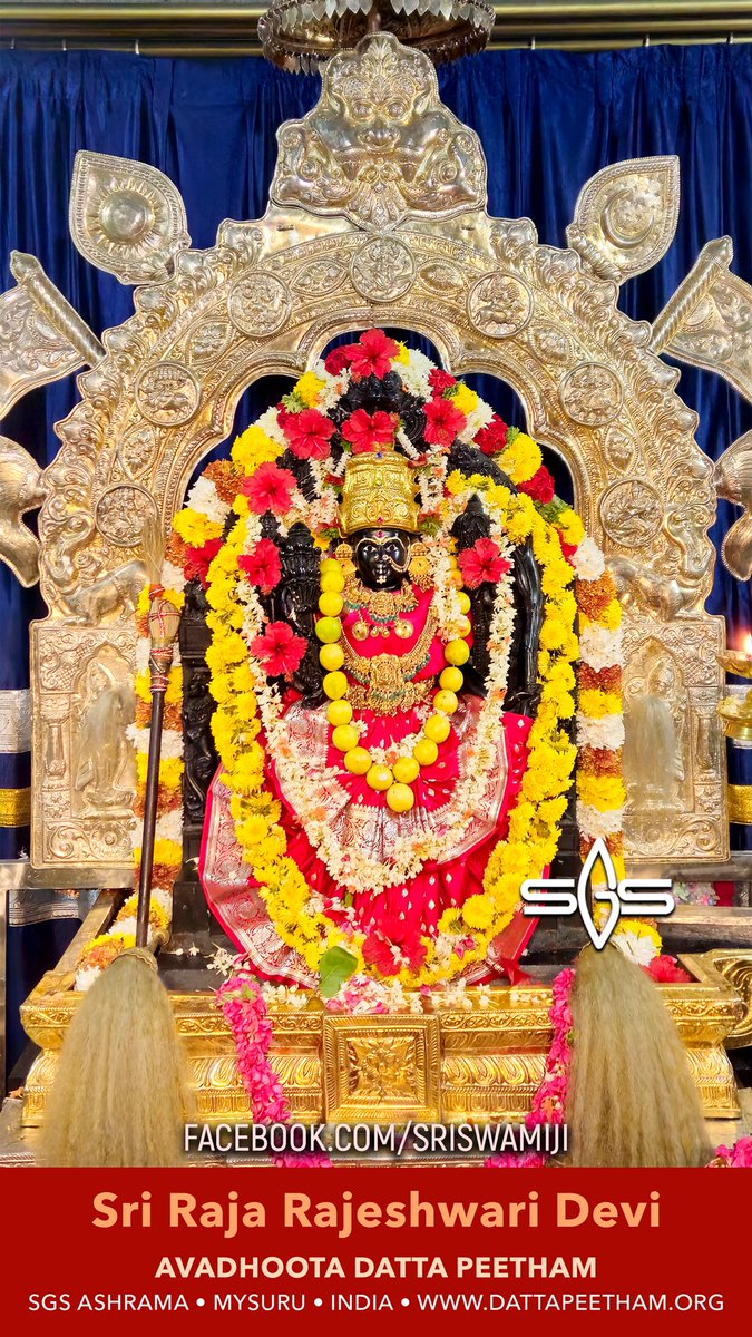SgsSwamiji's tweet photo. • Sri Raja Rajeshwari Devi •
Avadhoota Datta Peetham, Mysuru
17 June 2026
#devi #rajarajeshwari #sgsswamiji https://t.co/Y8x2CfbWj7