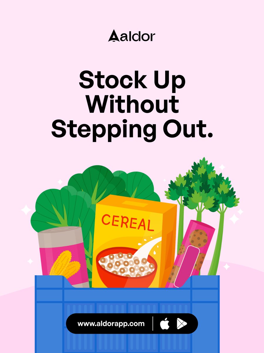 aldorhq's tweet photo. Skip the market stress and the Lagos traffic. Stay comfy at home while we handle the shopping for you.

Aldor is launching soon to make stocking up easier than ever. Stay tuned!

#aldorapp #aldor #logistics #grocery https://t.co/7HhUiqA4mn