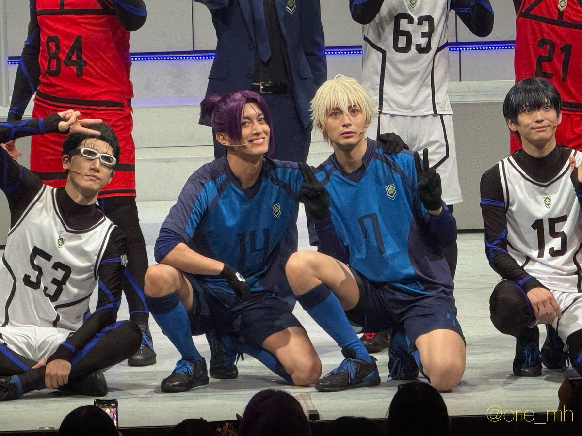orie_mh's tweet photo. 2026/6/16 Tue. #ブルステ #エピ凪
舞台『 ブルーロック-Re EPISODE 凪-』
フォトセッション📸

#凪誠士郎 ( #佐藤たかみち )
#御影玲王 ( #菊池修司 )
#剣城斬鉄 ( #益永拓弥 )
#潔世一 ( #竹中凌平 )

友人が撮影してくれたベストショット🎞️ https://t.co/ROc6lVlDy0