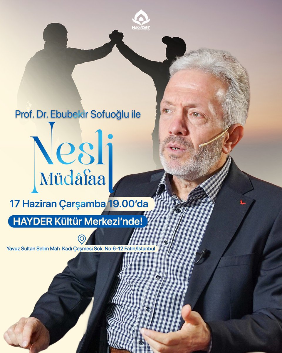 Ebsofuoglu's tweet photo. Geçen hafta mücbir sebeplerle yapamadığımız sohbetimiz bugün (17 Haziran 2026 Çarşamba) Saat: 19:00'da olacaktır.

Geçen haftaki sohbeti yapamadığımız için lütfen kusura bakmayın.

Evliliklerin kısa sürede boşanma ile sonuçlanmasının bir sebebi de sosyal medya ve diğer kitle iletişim araçlarındaki kimi aile danışmanı ve psikologların kadınlara, kocaları hakkında gerçekleştirilemez beklentiler yüklemesi sebebiyle olmaktadır.

Haliyle kadınlar, evlendikleri kişilerde gerçekleştirilmesi fiziken dahi mümkün olmayan beklentiler içine girmekte, bunlar karşılanmayınca da evliliklerden ümitler kesilmeye başlanmaktadır.

Tabii ki her evlilikte kadın ve erkek en güzel davranışları, konuşmaları, diyalogları hak etmektedir.

Ancak bu davranış ve diyaloglar reel olmak durumundaydı.

Kadın ve erkek her defasında, karşısında karşılanamaz beklentiler, sürekli yükseltilen çıtalarla karşı karşıya kaldığında, bunlar karı kocanın azmini tüketen sonuçlara dönmektedir

Ne yazık ki böyle olmayınca da mutlu evlilikler bile  sorunluymuş gibi kaçınılmaz neticelerle karşı karşıya kalmaktadır.

Bu hafta sohbetimizde bu konuyu konuşacağız. Sohbetimizde ele aldığımız çözüm tekniklerimizi bir deneyin güzel sonuçlarını göreceksiniz İnşaAllah.

Bu da  hiç tahmin edemeyeceğiniz bir şekilde aile içi ilişkilerinize, arkadaşlık, akrabalık, komşuluk irtibatlarınıza ciddi faydalar sağlayacaktır İnşaAllah.

Bu bağlamda aile içi konuları işlediğimiz NESLİ MÜDAFAA sohbetimiz her zaman olduğu gibi bu akşam da (17 Haziran 2026 Çarşamba) saat 19:00'da Hayder Kültür Merkezi'nde icra edilecektir.

Hanım kardeşlerimize müsait yer ayrılmıştır.