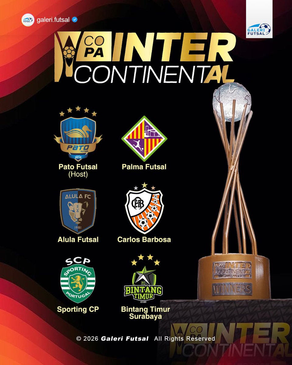 galerifutsalfc's tweet photo. Bintang Timur Surabaya 💚 akan menjadi wakil Indonesia di Copa Intercontinental 2026.

Siapa saja pemain yang harus di rekrut BTS untuk Continental Sob? 

#GaleriFutsal https://t.co/Njnj9idfLN