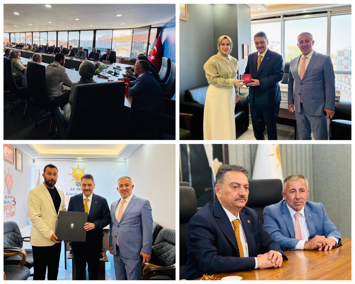AhmetBOgutken's tweet photo. Bilecik İl Başkanlığımızı ziyaret ederek kıymetli teşkilat mensuplarımızla bir araya geldik. Yürütülen çalışmalar ve projeler üzerine değerlendirmelerde bulunduk. 

AK davamızı ilk günkü aşkla sahiplenen, milletimize hizmet için gece gündüz emek veren her bir yol arkadaşımıza gönülden teşekkür ediyorum.

Rabb'im birlik ve beraberliğimizi daim, muhabbetimizi güçlü, yol arkadaşlığımızı bereketli kılsın.

@akpartibilecik
@SYbilecik
@av_semrapoyraz
@volkandemiroz11