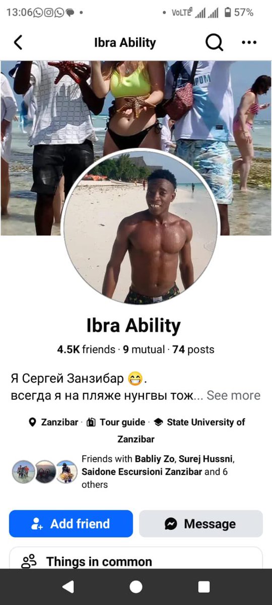 adaezennaji_'s tweet photo. Posting this so no other tourist falls victim to this scammer. 

This is a popular beach guy called Ibrahim also popularly called Ability by the locals and other beach boys. 
Ibrahim is a scammer. He and his crew look for unsuspecting tourists and trick them into paying him for activities or tours. His MO is to pretend like he’s negotiating the best deal with you, offer you a fake receipt and then run away with your money. He stops picking calls, blocks you and anyone else he may have linked you with (usually drivers he connects you with) and will not unblock them until he’s sure you’ve left the country. 

They have a whole ring. I’ll post a video with more details on how they operate but avoid them. I heard they even scammed a particular tourist of up to $3,000… the local police won’t help you either. 

AVOID THE BEACH BOYS and avoid Ibrahim especially. Repost! You might be saving someone.