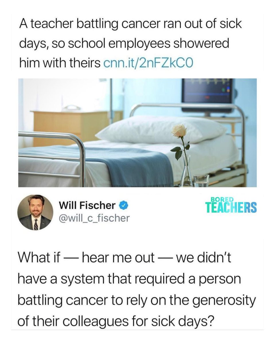 Bored_Teachers's tweet photo. Wow! Teachers... No, HUMANS deserve better! https://t.co/e98EURgtny