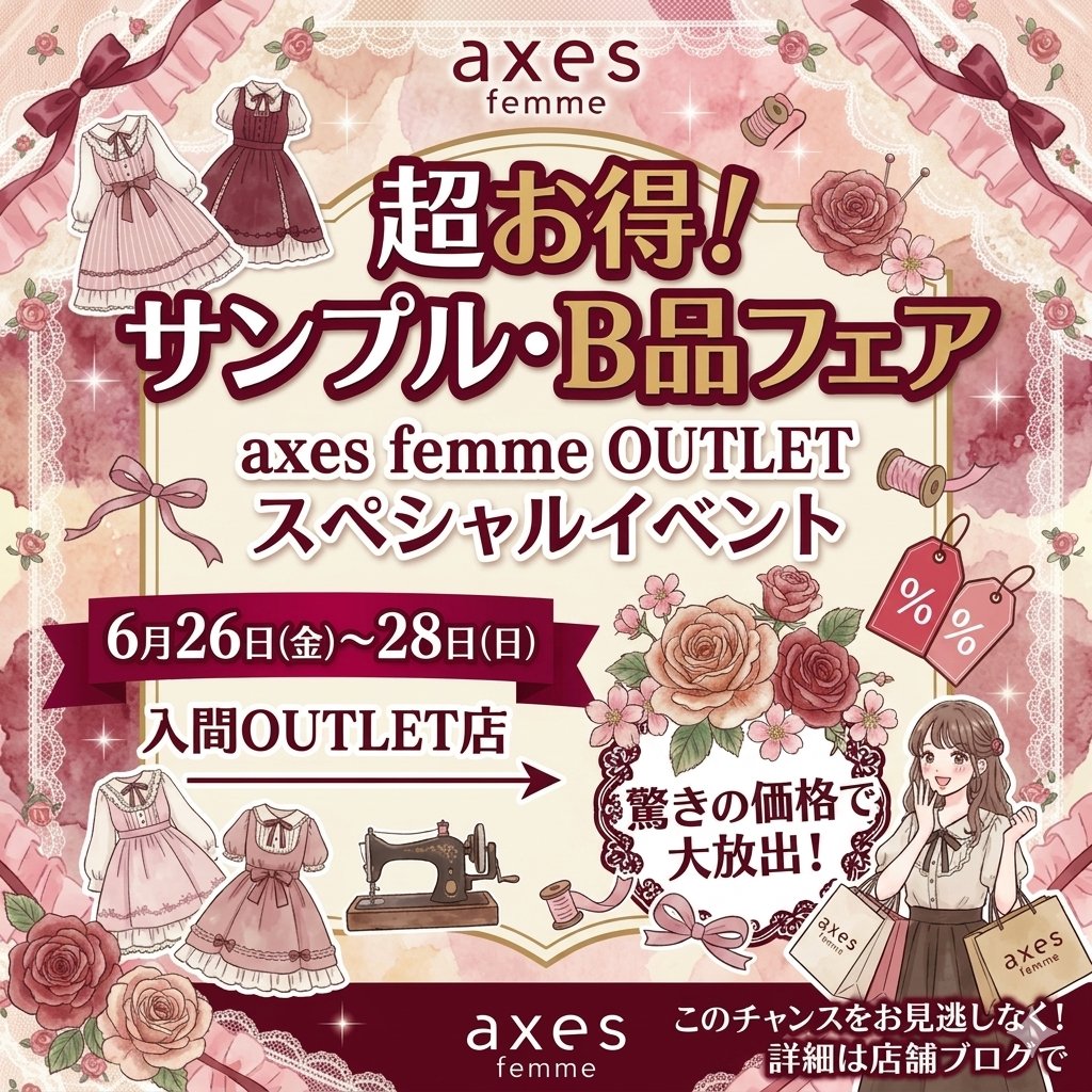 ax_Sen_s's tweet photo. 予告！

まだInstagramに出してないWWW

たまにはこちらに先出し😊

 #axesfemme
 #入間アウトレット
@axesfemme_tweet https://t.co/ayqaIvIsND