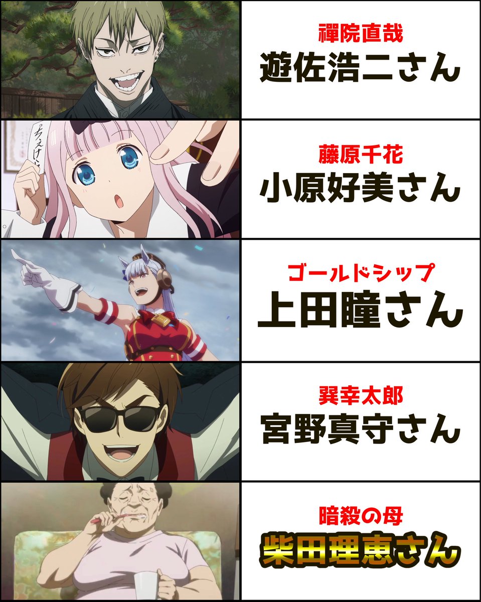 siroumaru96's tweet photo. 個人的にハマり役だと思ったアニメキャラ https://t.co/XaFVJoD911