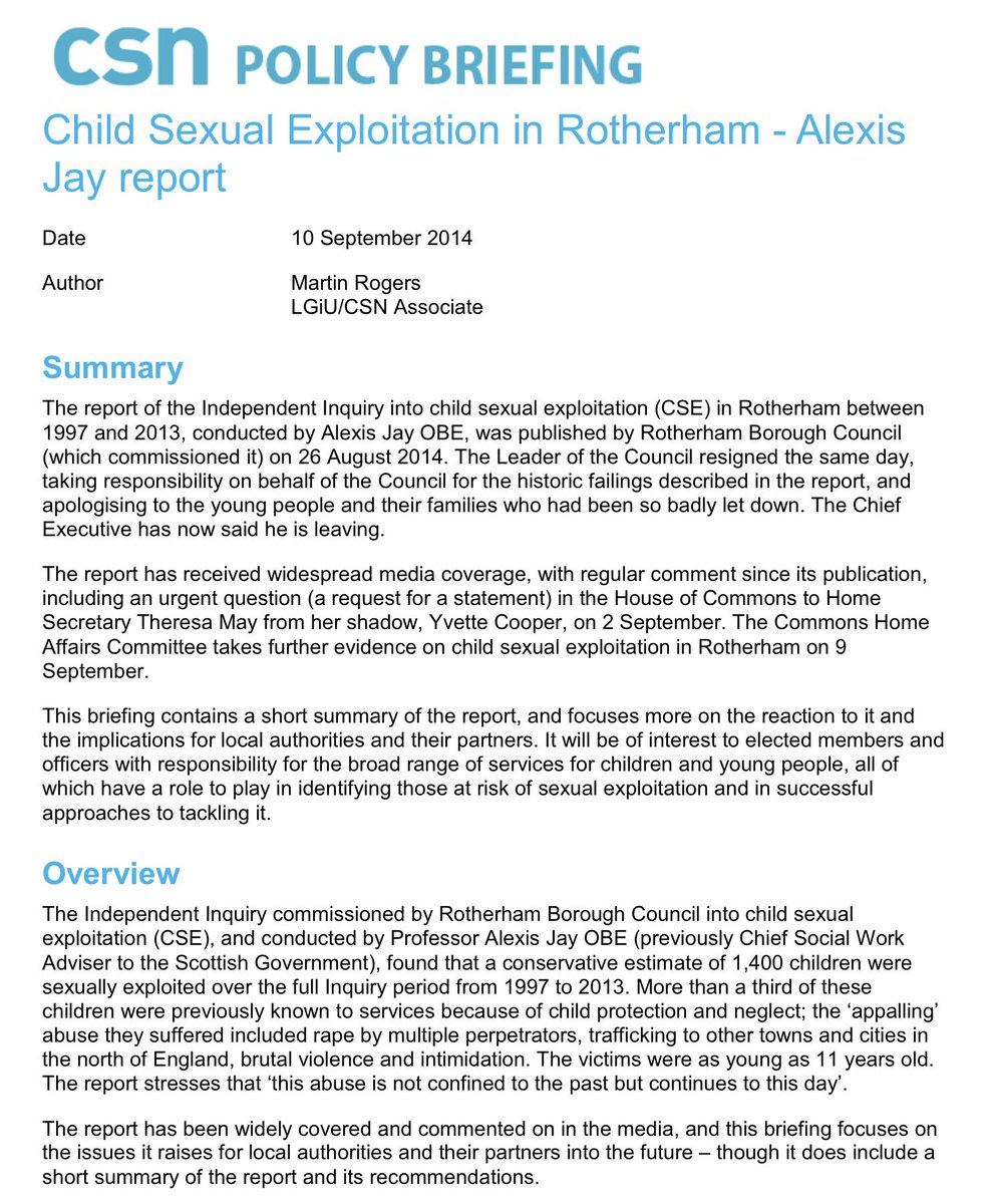 TheLieKeeper's tweet photo. This is a world wide criminal government scandal on a scale truly difficult to comprehend. The Rotherham sex abuse report came out in 2014 and exposed immigration related assaults going back to 1997 then was ignored. How can that happen? 

How does any western government manage to control their own population to this extent?  While Islam has all along only complained about “Islamophobia.”  Everybody got played, for nearly 30 years now.