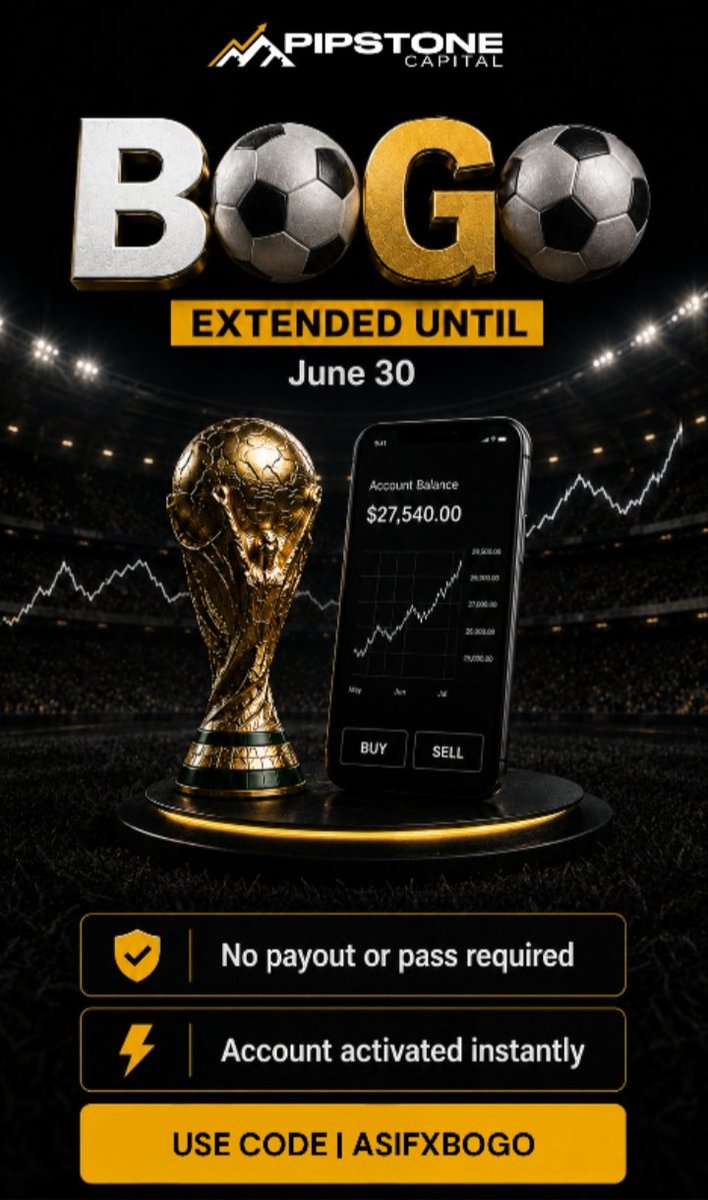riseremrys's tweet photo. New opportunity 🎯 😉 
3 × 5k giveaway ⚡ 
Task 👇🏻 
1. Follow @asifiqbal_xau @riseremrys @Pipstonecapital 

2. Like , retweet, tag 3 traders

4. join https://t.co/bo26j1gtaR

Hurry up guys , the more you wait , the more you late 😎 https://t.co/2zeq9URHby