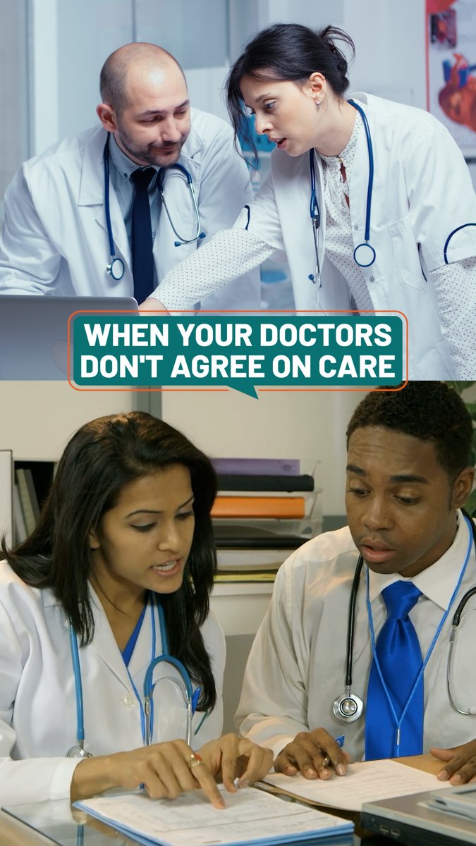 AgingUntold's tweet photo. How to handle conflicting medical advice when your doctors disagree: https://t.co/SBdiJLaDto https://t.co/DMScWHBXPP
