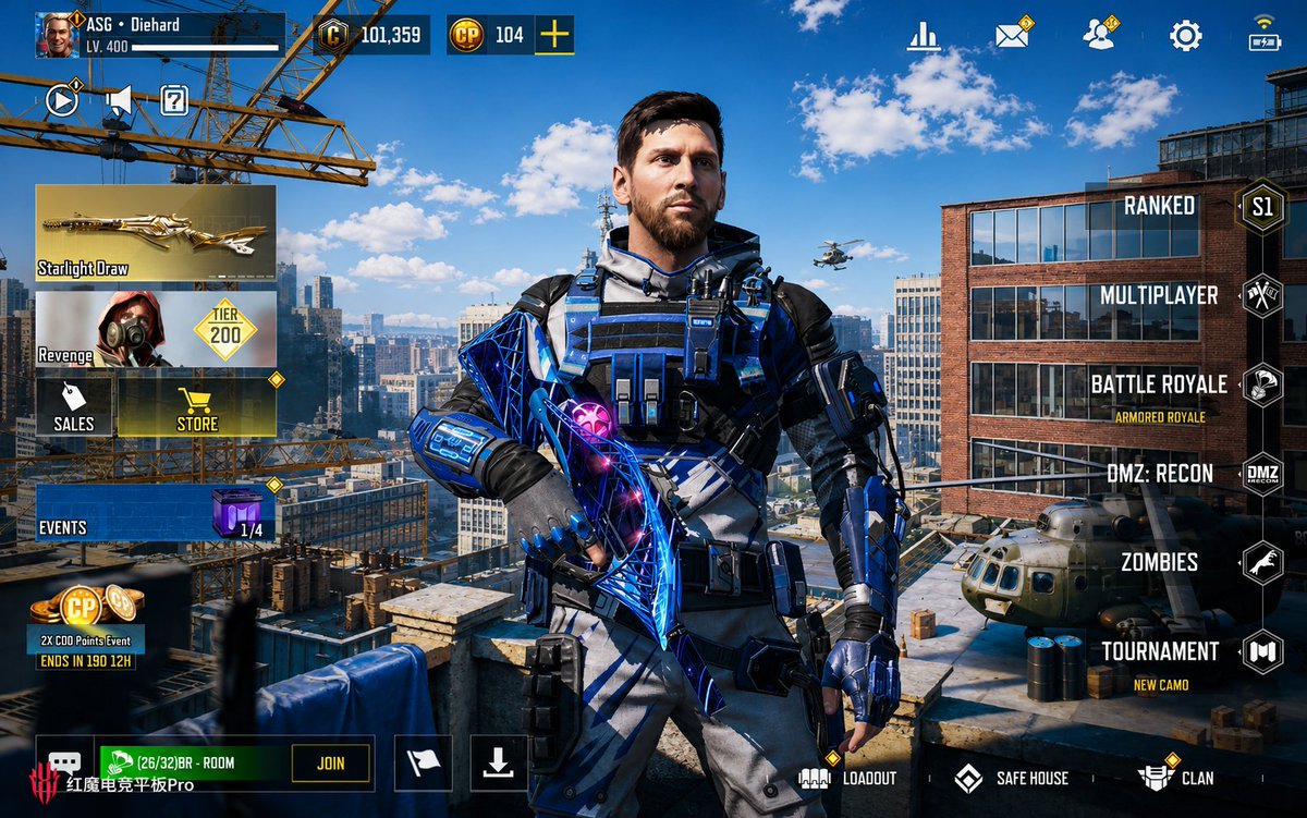 Diehard_Codm's tweet photo. One of my favorite CODM Skin (messi) The GOAT 
#callofdutymobile https://t.co/ALevDTofOk