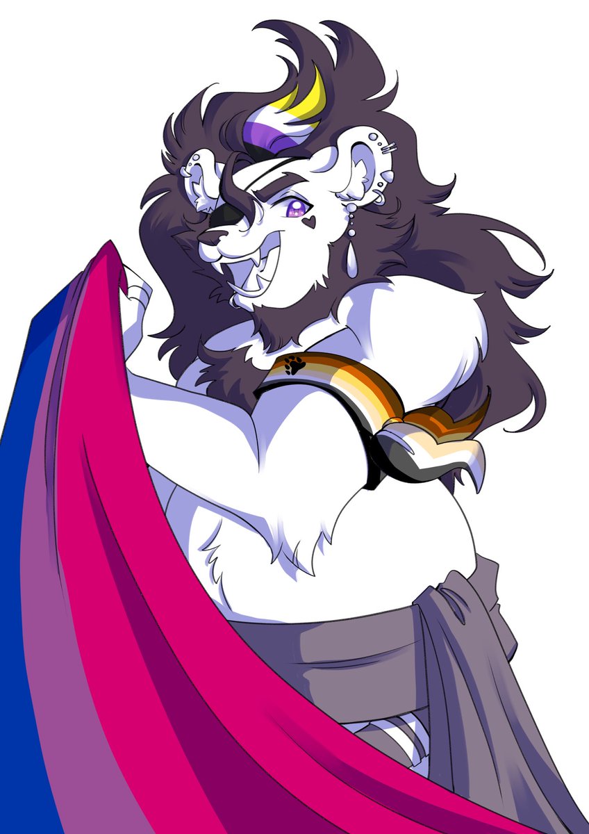 cali_art37's tweet photo. J’ai fait le vtuber @StanRenart en pirate pride ! Lors du stream gardenathon de @OWLWhiter 🌈🏳️‍🌈✨☀️

#piratepride #vtuberfr #vtuberfrance #furry #vtuberfurry https://t.co/isXpuFcmxh