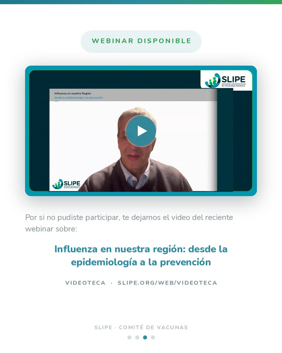 SLIPEsociedad's tweet photo. Ya se encuentra disponible el nuevo Documento de Posición de @SLIPEsociedad: «Influenza en Pediatría», junto con el webinar de la región.
Disponibles en https://t.co/4mz1vwkFIQ
#Influenza #SLIPE https://t.co/BVaj3Vfkuc