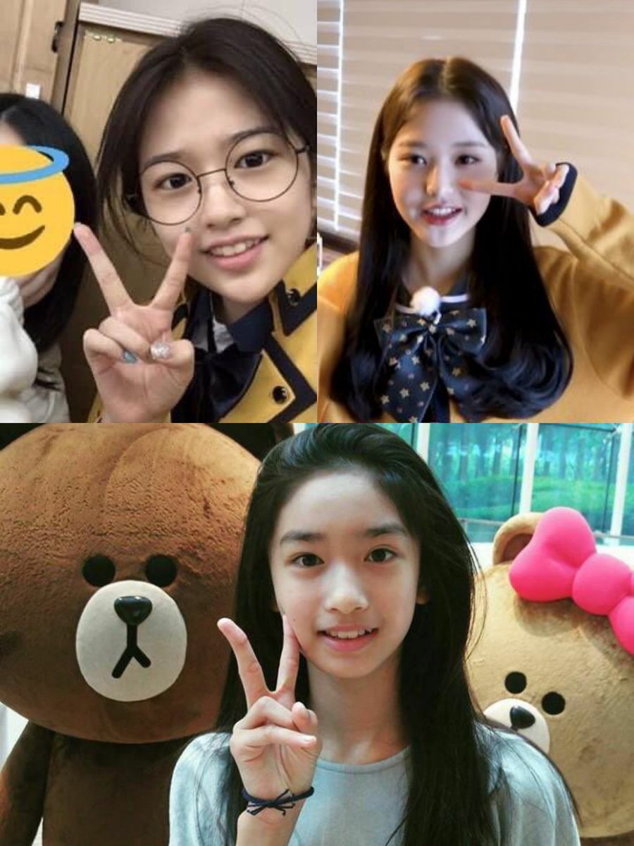 cloudnskye_'s tweet photo. Leeseo is truly Annyeongz's child, look at how much she resembles her yujin and wonyoung 😭 https://t.co/iemblwAgM0