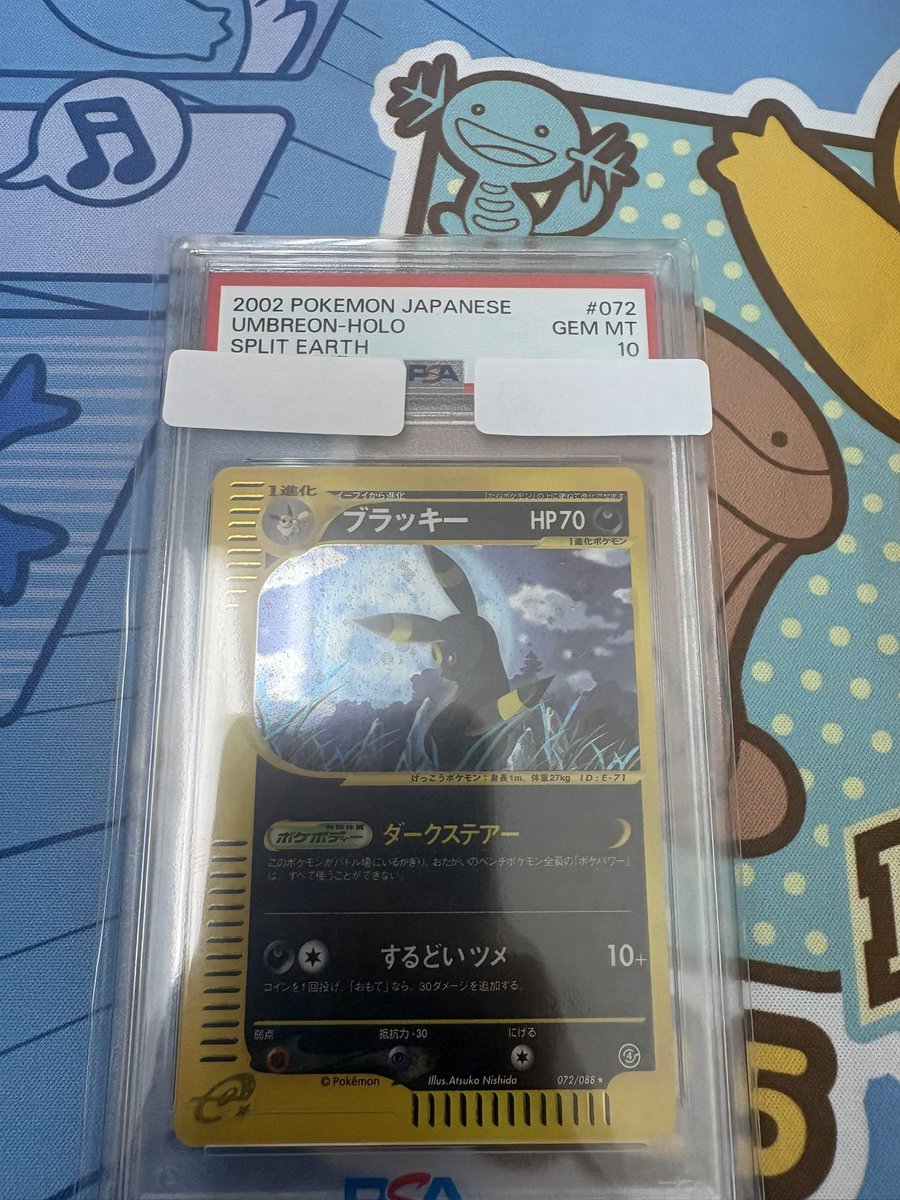 ブラッキー ダークステアー カードE PSA10 キラ ホロ 希少カード入荷し