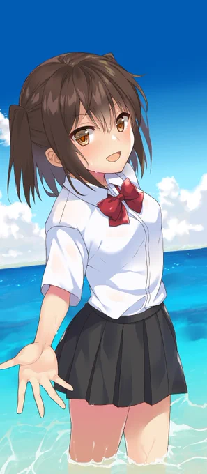 自分で振り返ってみたら思ったよりJK川内さん沢山描いてて笑った 過去絵2枚は今でも気に入ってるやつ ←今 6年前→