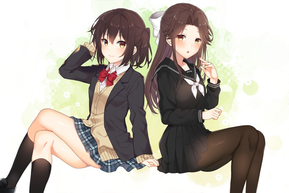 「自分で振り返ってみたら思ったよりJK川内さん沢山描いてて笑った 過去絵2枚は今で」|ゆずったのイラスト