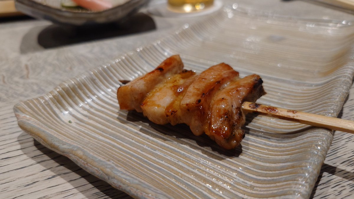 comotandive's tweet photo. 本日の会食は鳥さき。
ミシュラン1つ星の実力を堪能😋✨️
#鳥さき https://t.co/zBm1FboET5