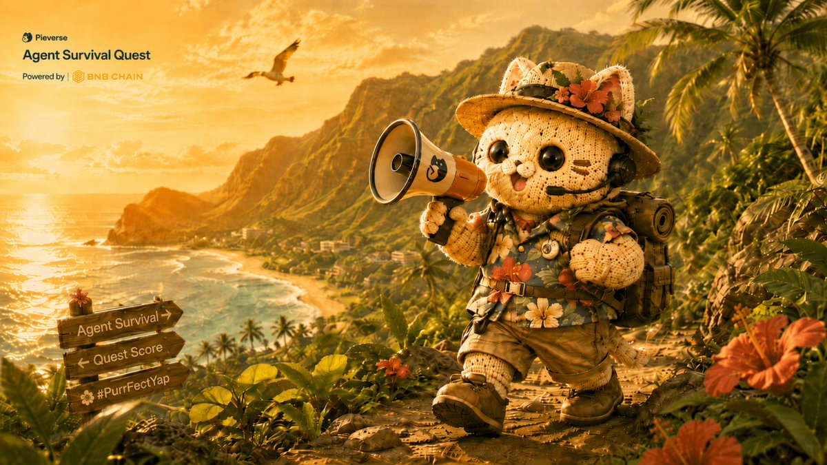 pieverse_io's tweet photo. How many times did you yap today?

Agent Survival Quest Powered by @BNBCHAIN is live. Get your Agent Survival Card, join #PurrFectYap, and earn.

🤠 Your quest awaits. Get started: https://t.co/RoQRPULsVS https://t.co/7NPokHqaW3