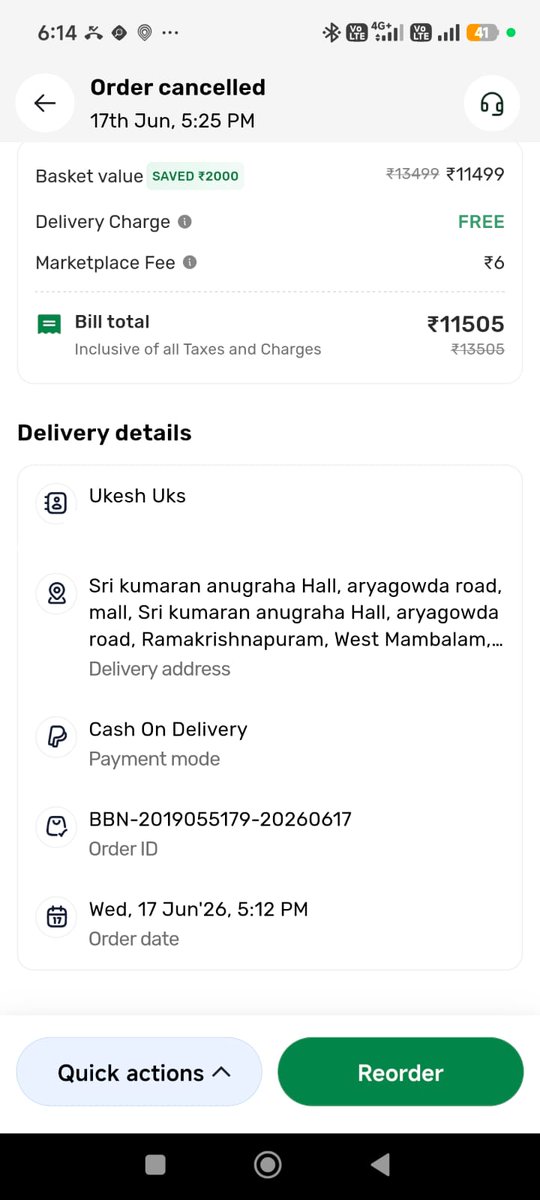 ukesh_uks's tweet photo. @bigbasket_com wrost experience am travel 5km from to get delivery but suddenly store called and saying not available stock thn why u showing stock available this is bad behaviour to bad u put out stock thn it's still showing stock available bad store for purchase take action https://t.co/K5JOQyGXll