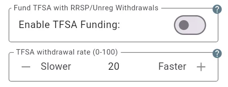 MayRetire's tweet photo. For many Canadians, the TFSA becomes incredibly important in the later stages of life because it drastically simplifies cash flow and tax planning by being completely tax-free.
However, completely deferring your TFSA until the very end doesn't make sense for every retirement plan. Depending on your situation, it might be much more tax-efficient to use a blended approach to cover income shortfalls.
With MayRetire, you can precisely control your TFSA strategy using a few built-in features:
Continuous Funding: By turning on the "Enable TFSA Funding" switch, the tool inherently assumes you want to defer TFSA withdrawals, continuing to fund the account during retirement whenever your plan allows.
Controlling Withdrawals: Instead of a full deferral, you can set a "TFSA withdrawal rate" to specify the percentage of any remaining income shortfall, after CPP, OAS, and RRSP withdrawals, that you plan to cover by withdrawing from your TFSA. For example, if the TFSA withdrawal rate is set to 20%, and you need an additional $10,000, you will withdraw $2,000 from your TFSA. Keep in mind that if this and other sources are not enough to cover the shortfall, you may need to withdraw more from your TFSA or consider other assets.
Smart Automation: MayRetire automatically prioritizes topping up your TFSA during years when there is excess income (such as an intentional RRSP meltdown, a real estate sale, or an inheritance).
A retirement roadmap should adapt to exactly how you want to prioritize your tax-free growth versus your taxable income.