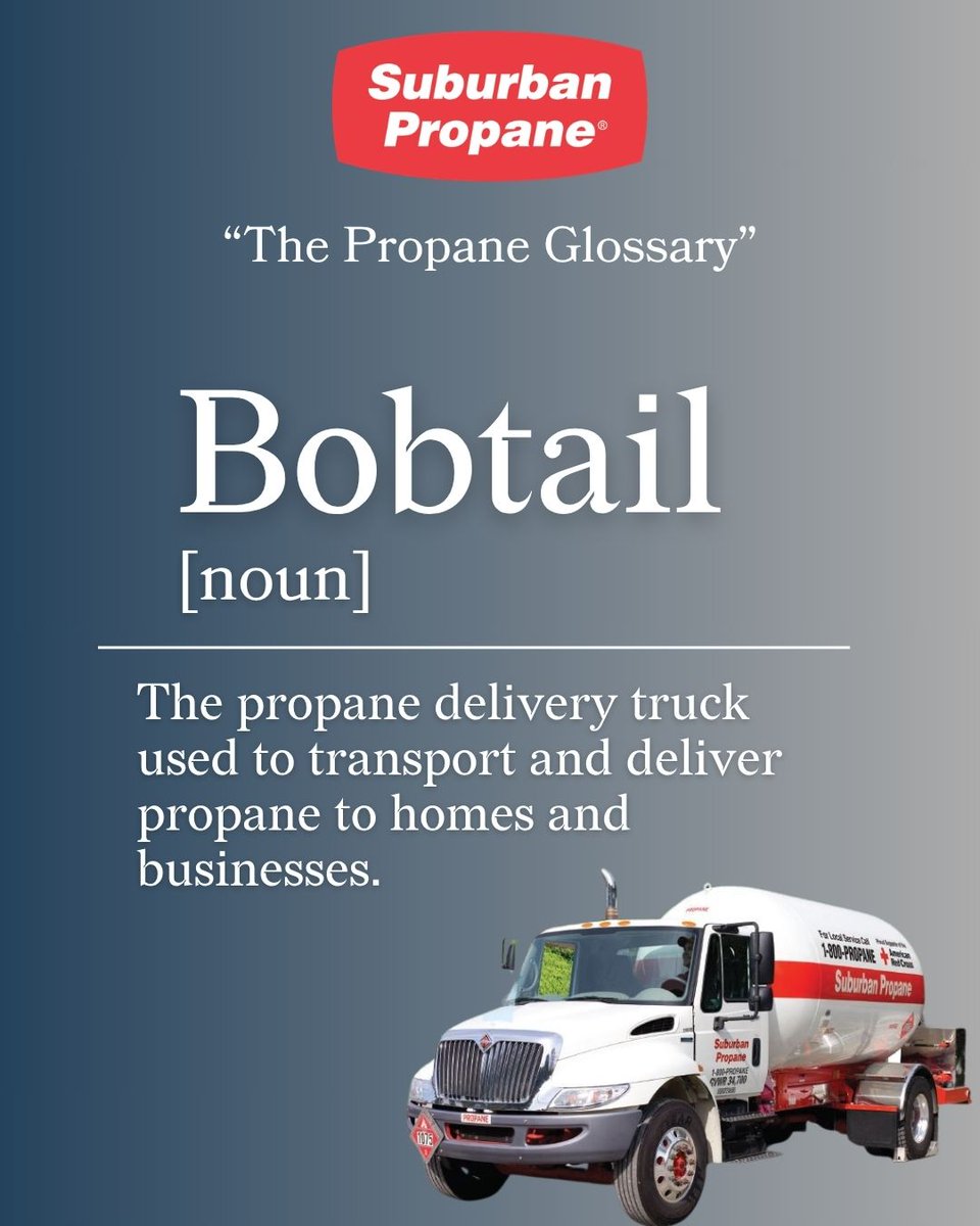 SuburbanPropane's tweet photo. You hear “bobtail” and probably think cat.
We hear “bobtail” and think propane delivery. 🛻🔥

#Propane https://t.co/eGI8bPT4T1