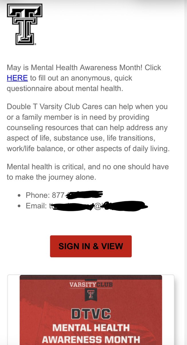 LuxWade's tweet photo. Weird… Being a former athlete at Tech I get an email from the Varsity Club once a month or so about the counseling services they offer former athletes at Tech. 

But hey an undergrad student that runs a barstool account says otherwise. https://t.co/5DTqFCHOZI