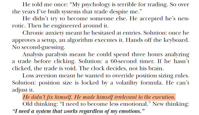 The_Mauji's tweet photo. Recently I read the best book on trading  and found the solution to my most difficult trading problem after 5.5 years. It is the highlighted text from the book written by @baynkr 
.The book is as close to how a professional trader acts while trading!! https://t.co/5Xn9UyKJ7k