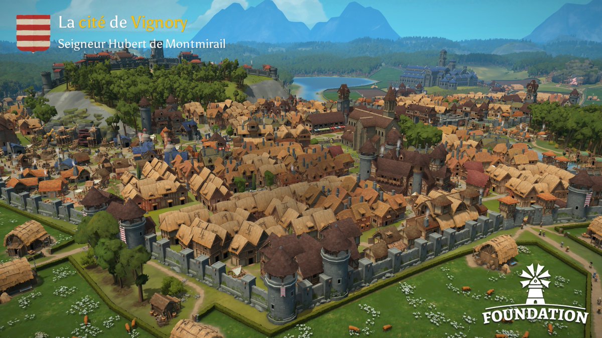 foundationfr's tweet photo. gandulf nous partage sa construction de Vignory sur Discord, inspirée de la ville médiévale du même nom ⛪

C’est toujours un plaisir de retrouver un bout d’histoire intégré dans Foundation, et celle-ci a une petite touche magique ✨

#FoundationJeu #JeuxIndie https://t.co/TzbKyyR6MO