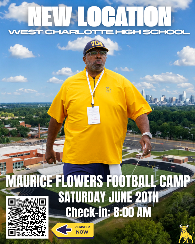 JCSUFootball's tweet photo. Prospect Camp 
🚨Location Change:
3 Day to Camp 
🗓June 20
⏰️8:00am Check In
📌West Charlotte HS
Scan to Register or visit  https://t.co/fDCQGGrlxW
#EVERYTH1NGEVERYDAY 
#2025CIAACHAMPS https://t.co/xFNmviLgpB