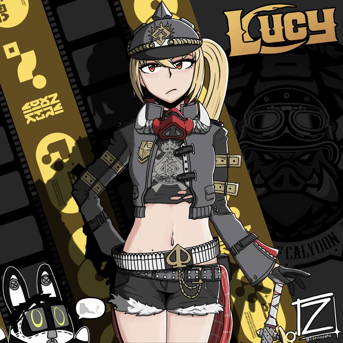 Tonnozeta's tweet photo. Luciana Auxesis Theodoro de Montefio... (Lucy) 💛🖤
#ゼンゼロ #zzzero https://t.co/2I5DHPDkha