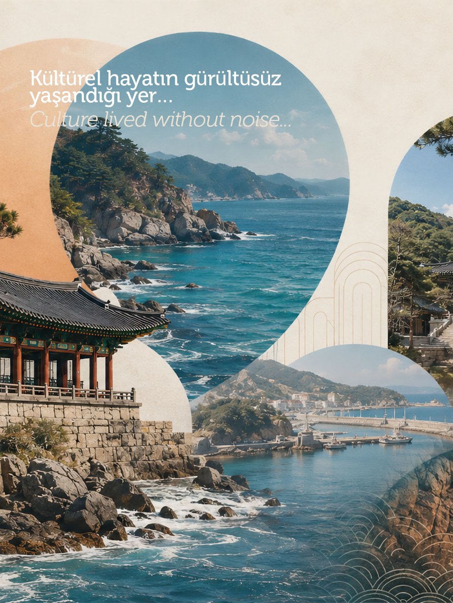 trdergisi's tweet photo. Bazen daha çok görmek için değil biraz durmak için yola çıkılır.

Seul Yunus Emre Enstitüsü Koordinatörü Ercüment Kaya .tr dergisinin “Kültür Kent” bölümünde Güney Kore’nin sakin şehri Samcheok’u anlatıyor.

Bu şehir bize bir şeyi hatırlatıyor:
Bir yeri anlamak için çoğaltmak değil azaltmak gerekir.

@yeeseoull 

#KültürKent #GüneyKore #Seoul #KültürSanat #NoktaTrDergisi #YunusEmreEnstitüsü