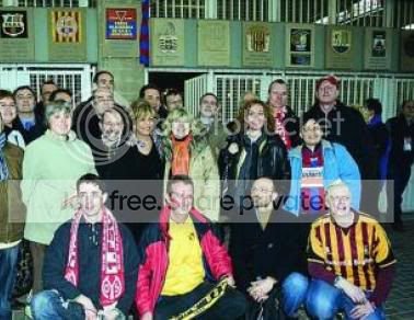 lizgrana's tweet photo. FC Barcelona became the first club in Spain to officially welcome and recognise an lgbtq fanclub, Penya Blaugrana de Gais i Lesbianes https://t.co/OEbJBmpzTs