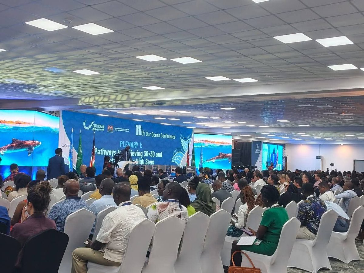 CoastDev's tweet photo. As global and local leaders, policymakers, scientists,  development partners etc meet in Mombasa Kenya, for the 11th, Our Ocean Conference 2026, CDA is actively engaging in discussions shaping the future of ocean sustainability and the Blue Economy.

During today's officials opening of the conference President William Ruto, in a virtual address, reaffirmed Kenya’s commitment to sustainable ocean governance and called for stronger international cooperation to address pressing marine challenges. 

Deputy President Prof. Kithure Kindiki, who officially opened the conference on behalf of the President, emphasized that safeguarding the oceans is a shared responsibility requires collective action.

CDA representatives are participating in key engagements on coastal resilience, marine conservation, Blue Economy and  sustainable livelihoods areas  that directly support CDA's  mandate of promoting sustainable socio-economic development within Kenya’s coastal region.
#OurOceanConference #OurOceans #CDA