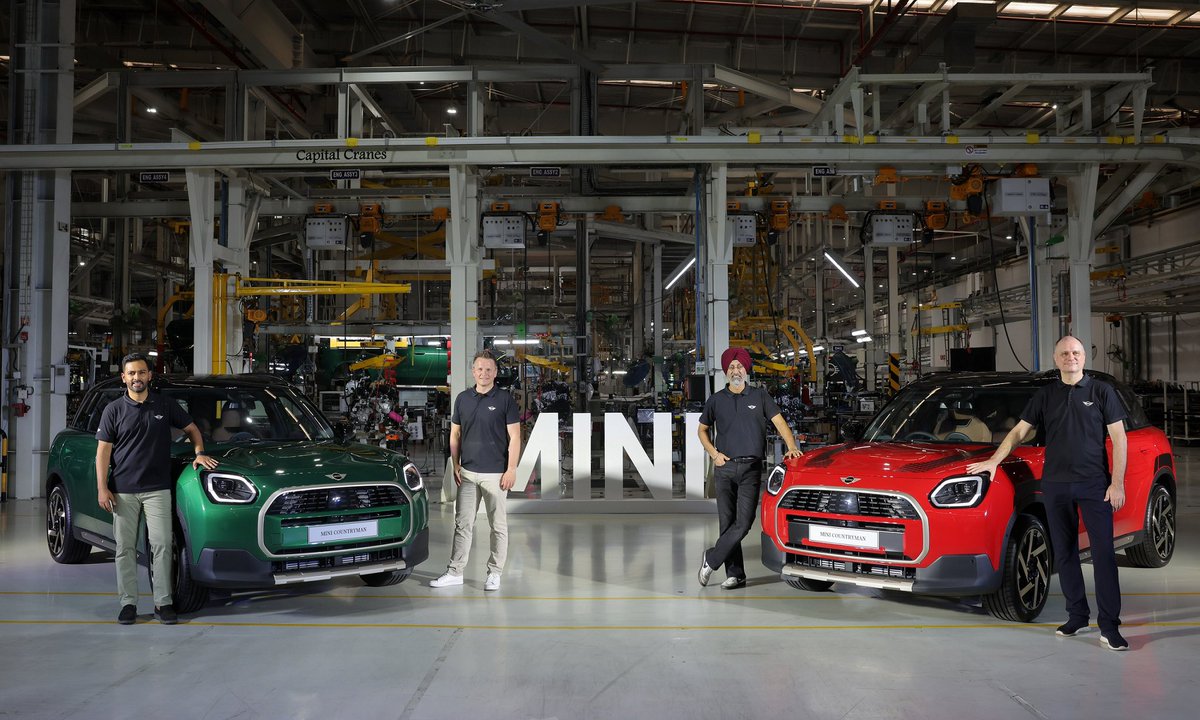 deepaliranaa's tweet photo. All New MINI Countryman C launched in India at price of 47.50 lakh.
This car is now ‘Made in India’ and locally produced in a petrol variant at BMW Group Plant Chennai. #bmw #mini https://t.co/b1fIFCiVQH