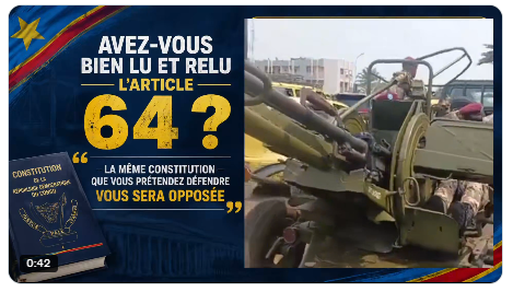kinshasaweb's tweet photo. #Article64🇨🇩
L’article 64, alinéa 2, de la Constitution de la République démocratique du Congo dispose :
https://t.co/cBDF8RbupC https://t.co/0KHuR2dXL7