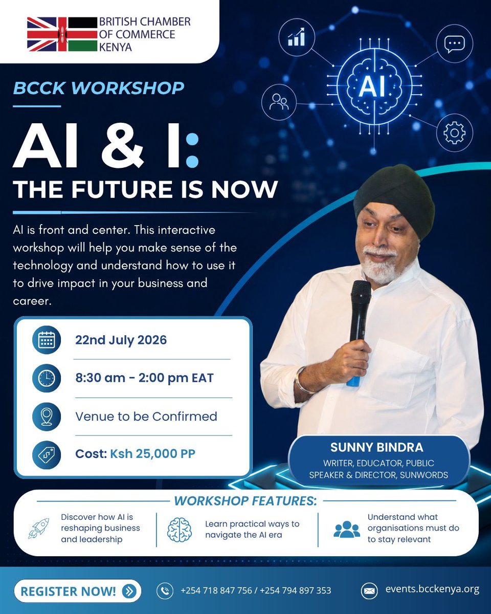 sunnysunwords's tweet photo. AI is everywhere. Understanding is not.

On 22 July, I’ll lead @britchamken’s AI & I workshop: a practical session on what’s real, what’s hype, and how to use AI for actual impact in your work and business.

No jargon safari. No digital dazzle. Just useful sense-making.

Only a few seats left. Register here https://t.co/gVmPL4SgaI