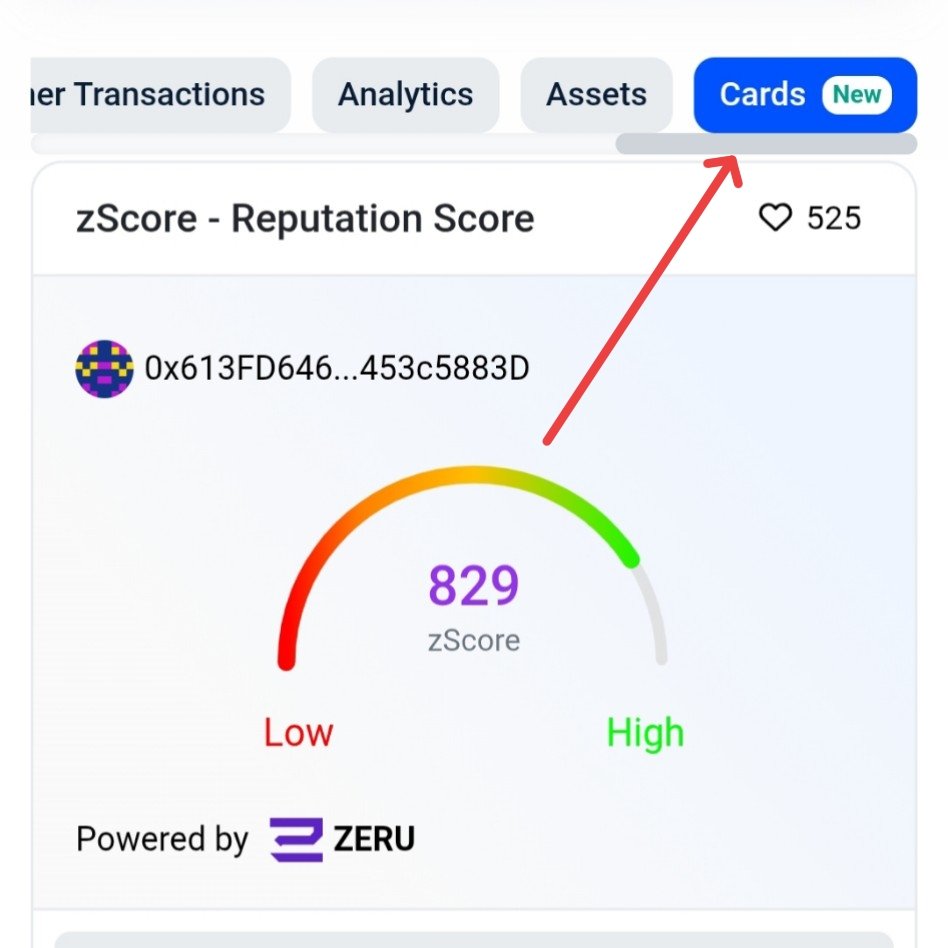 CryptoTeluguO's tweet photo. 💥 Update on @base

📊Base explorer just added cards
✅U can check ur wallet Reputation score

👇Steps
🔗 https://t.co/BuaP0KJGtg
✅Paste ur address
✅Open "cards" tab
✅Check ur stats

📊My reputation score - 829
📊Trust score - 66

🫵Wt about u?
📷Post screenshot

💙Like
🔁RT https://t.co/qskQCjAuen