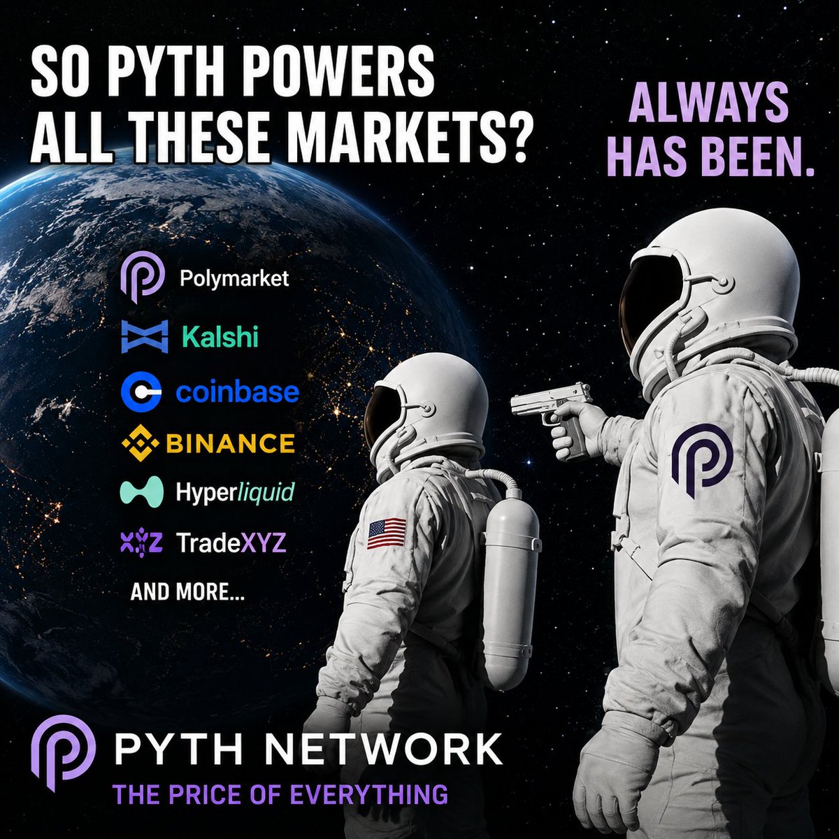 dople98's tweet photo. So Pyth powers all these markets?
Always has been. 🔮
$PYTH #PythNetwork https://t.co/hW87q4rEYN