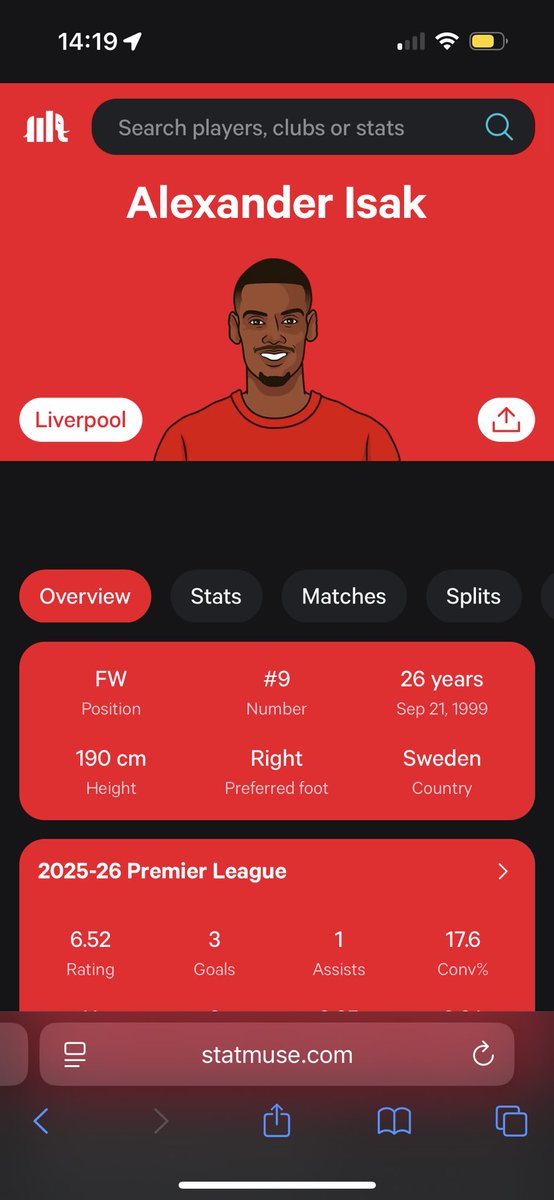 EPainDemm's tweet photo. @LfcMusings @thebottomcorna @LFC92 @FabrizioRomano We played Merino upfront for the majority of the start of the season when Jesus and Havertz were injured you wallad. Merino still scored more goals than the £130m man btw 🤣🤣 https://t.co/FhmXUJqakt