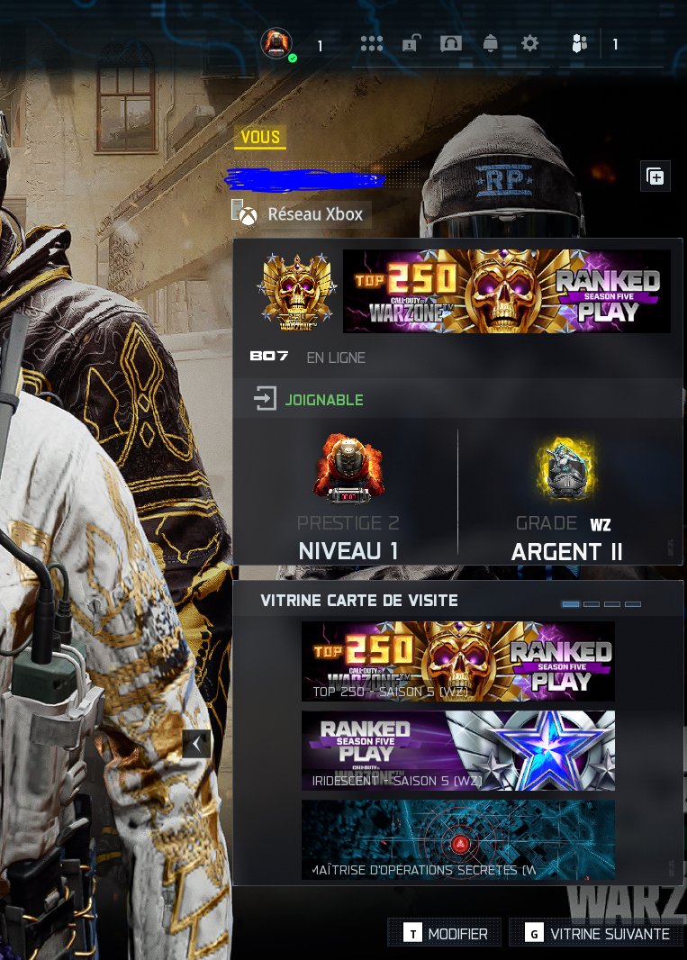 Kyzen_wz's tweet photo. MW3 WARZONE 3 TOP 250 Season 5 Rebirth  
2020 ACCOUNT
TOP 250  Rewards WZ3 S5 Operators and Camo Calling Card Emblem
+155 Operator Since MW2 Some Operateur Really Rare MW2 to MW3
11 Battle Pass Purchased
4 Pack Operator Purchased 2 Black cell Purchased Prestige 2 currently 
300€ https://t.co/GwPW69inkg
