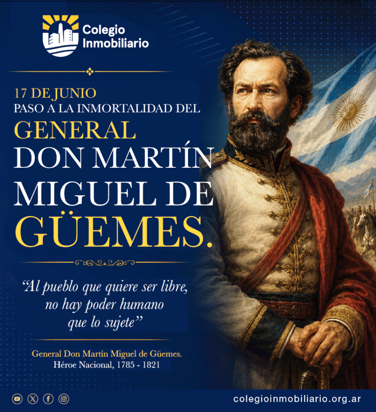 BRANAPROP's tweet photo. 17 de Junio

PASO A LA INMORTALIDAD DEL GENERAL DON MARTIN MIGUEL DE GÜEMES

HÉROE NACIONAL 1785 - 1821

"Yo no pretendo glorias ni homenaje, yo sólo trabajo por la libertad de mi Patria"

"Al pueblo que quiere ser libre, no hay poder humano que lo sujete" https://t.co/tL9h1O2hY8