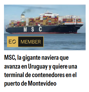 Victor26356's tweet photo. La emp. naviera más grande del mundo quiere un lugar en el puerto-pero Lacalle regaló el puerto a Katoen hasta el 2081-MSC ya sacó la carga paraguaya de nuestro puerto y amenaza llevarse TODA la carga si sus reclamos no son atendidos-Lacalle no regaló un puerto entregó soberanía https://t.co/apJkLPShL3